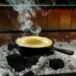 גבינת פרובולונה Provolone על הגריל