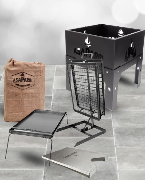 גריל מדורה ארגנטינאי FOGONERO XL+ ערכת צליה